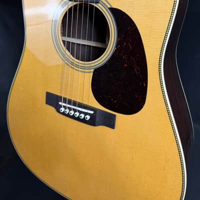Martin D-28 Billy Strings Dreadnought Acoustic Guitar Vintage Natural Finish w/ Case image 7