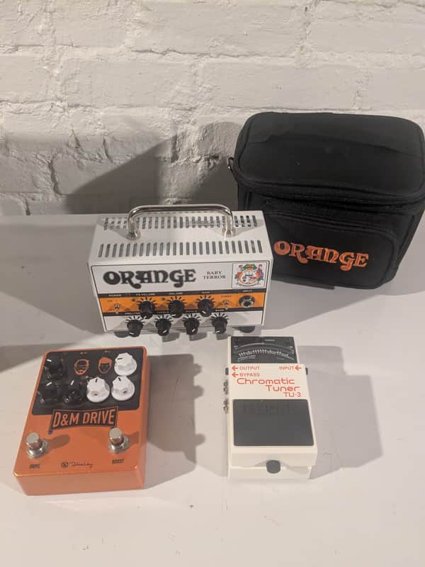 Orange Baby terror pedal combo pack