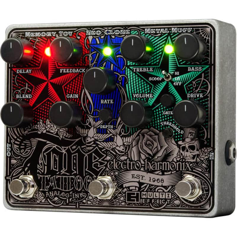 Electro-Harmonix TONE TATTOO Analog Multi-Effects Pedal image 1