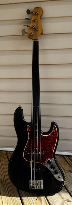 1964 Fender Jazz bass pre-CBS - black image 1