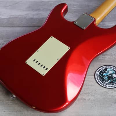1993 Fender Japan ST62-53 '62 Reissue Stratocaster (Candy Apple Red) image 8