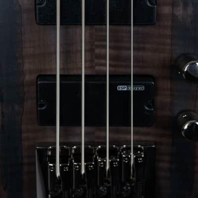 ESP LTD B-204SM- See Thru Black Satin image 8