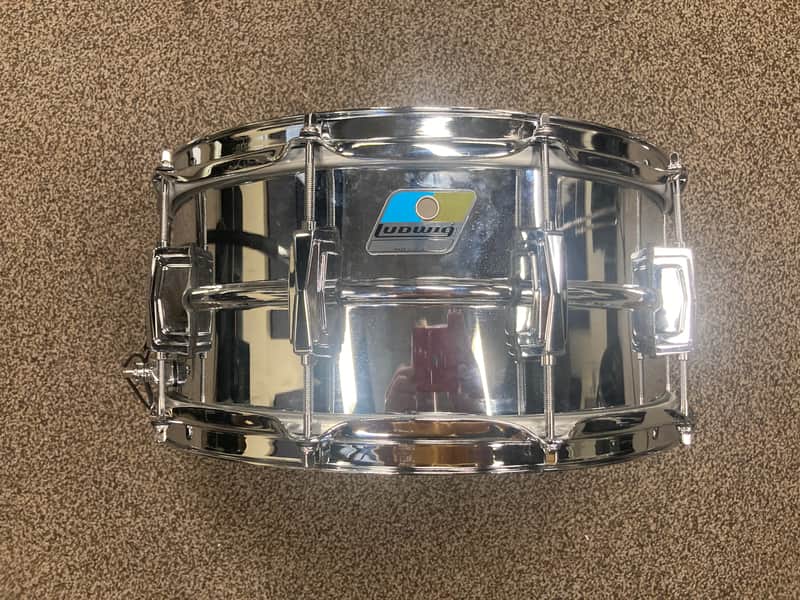 B Stock Ludwig LB402B Brass Edition Supraphonic 6.5x14" 10-Lug Snare Drum 1994 - 2019 - Chrome-Plated image 1