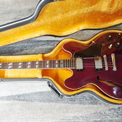 1978 Greco SA-800 WA Wine Red Fujigen MIJ Vintage Semi-Hollow Guitar Made in Japan image 5