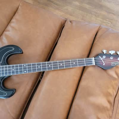Vintage Horugel Short Scale Bass Guitar MIJ Japan Sunburst 1960s-1970s image 9