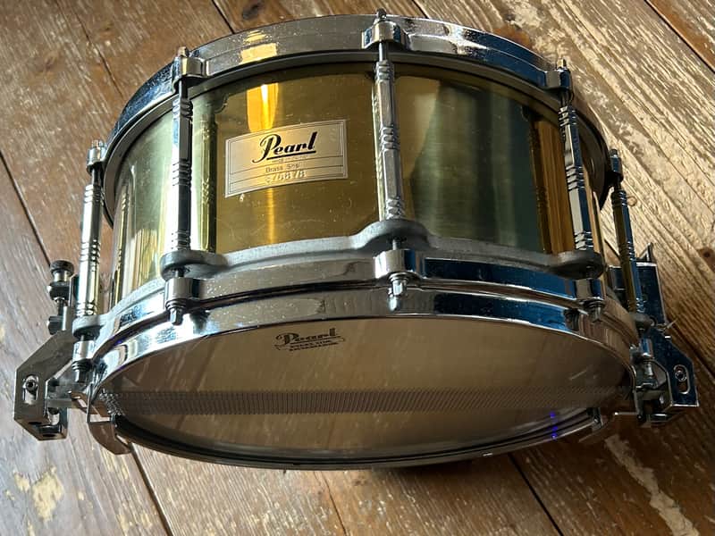 14” × 6.5” Pearl Free Floating Brass Snare image 1