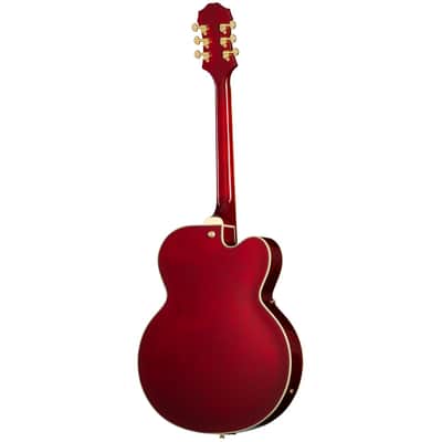 Broadway Hollowbody Left-Handed Electric Guitar Wine Red image 3