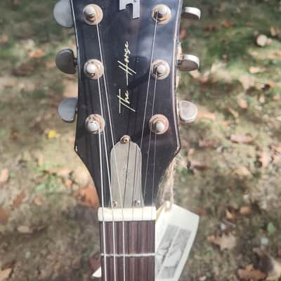 TG Custom Guitars Neil Young Tribute The Horse Old Black Les Paul Made from Old Growth Barn Wood from 1880 Serial # 002 image 3
