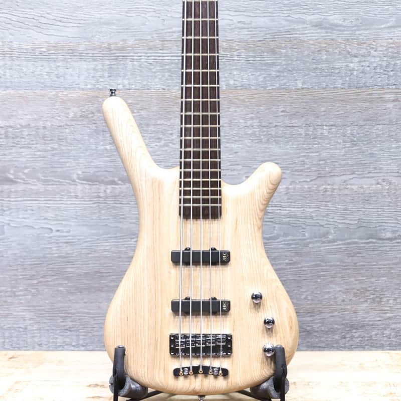 Warwick Pro Series Corvette Standard 5-String Ash Natural Transparent Satin image 1