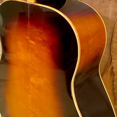 Epiphone FT-75  Seventy Five 1944 Sunburst Jumbo Flat-Top image 22