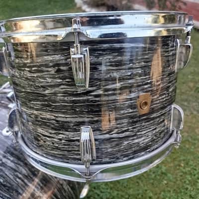 Ludwig Downbeat 1969, Black Oyster Pearl. Vintage. image 3