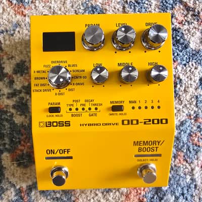 Boss OD-200 Overdrive 2019 - Present - Orange image 1