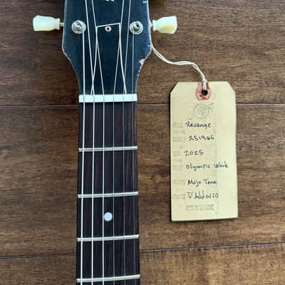 Rock N Roll Relics Revenge Modern Offset Electric Guitar Aged Olympic White 251966 image 5