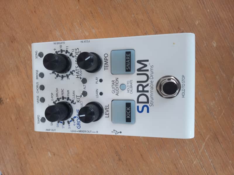 DigiTech SDRUM Strummable Drums 2010s - White image 1