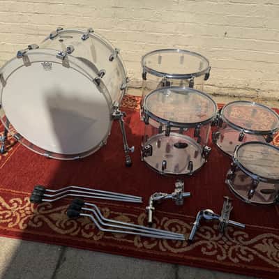 Pearl Crystal Beat 10 / 12 / 14 / 16 / 22" 5pc Shell Pack 2014 - 2020 - Ultra Clear image 2