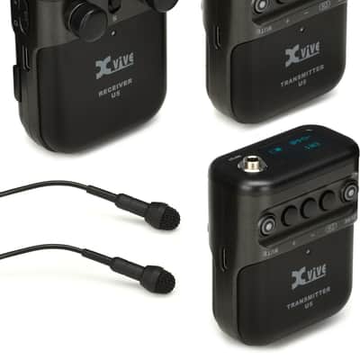 Xvive U5T2 Camera-mounted Dual-channel Wireless Lavalier Microphone System image 1