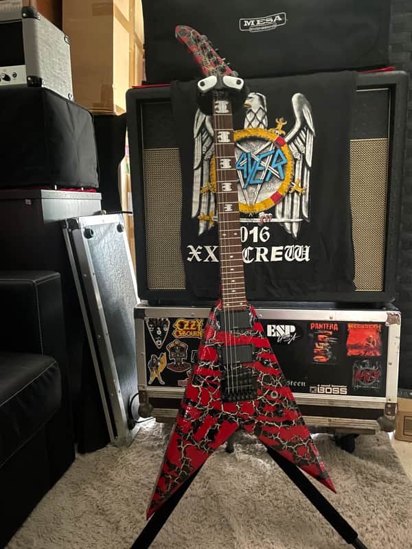 Edwards Kerry King KKV crackle Slayer Japan 90s by ESP | Reverb España