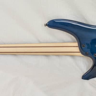 Ibanez SR400EQM - Stained Cosmic Blue Starburst image 7