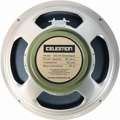 Celestion - G12M Greenback 12 25W 16ohm image 1