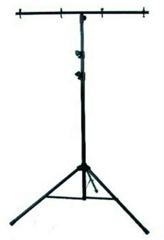 American DJ LTS-6 | Black Tripod Light Stand with Cross Bar image 1
