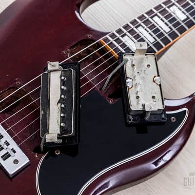 1976 Gibson SG Standard Vintage Guitar Wine Red w/ Tarback & Top, Chainsaw Case image 16