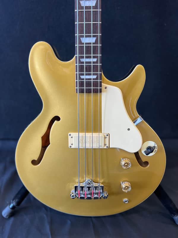 Epiphone Jack Casady Signature Bass 1998 Made in Korea Gold finish