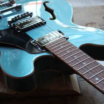 VINTAGE "VSA500B with Bigsby, Gun Hill Blue" 3, 95 KG image 8