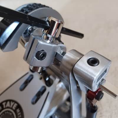 Taye Metalworks XP1 Single Bass Drum excellent condition Pedal – Ray Ayotte Era – Dual Chain image 6