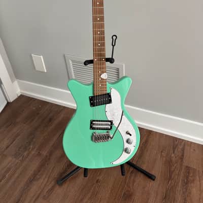 Danelectro 59X with Lipstick Humbucker 2020s - Aqua image 3