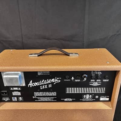 Fender Acoustasonic SFX II 2-Channel 2 x 80-Watt 1x6" / 1x8" Acoustic Guitar Amp 2003 - 2011 - Brown image 2