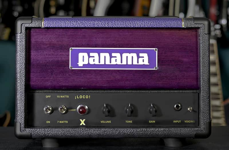 Panama Guitars Loco X 15W Tube Amplifier Head-Graphite/Plum- (Single Channel-2 Voicings) image 1