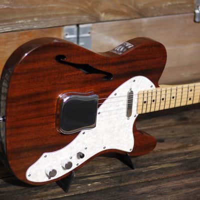 Squier Classic Vibe Telecaster Thinline 2014 - Natural Mahogany image 3