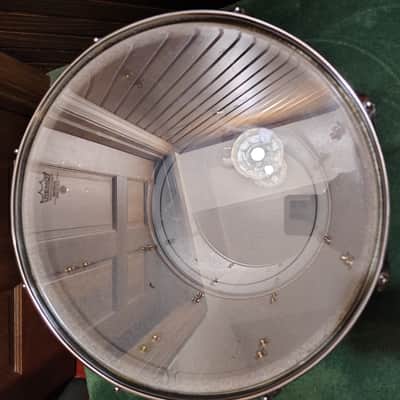 Tama Imperialstar 16x16 Floor Tom/Rack Tom 1981 - Metallic Hairline Chrome image 10