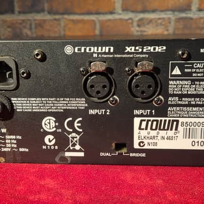 Crown XLS 202 2-Channel Power Amplifier image 10