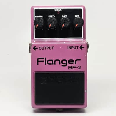 used Boss BF-2 Flanger Black Label with Silver Screw, Very Good Condition image 1