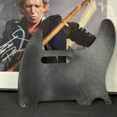 General Vintage Tone True vintage Pickguard for Blackguard ®️ Telecaster ®️ Black fiberboard Bakelite - Aged image 6