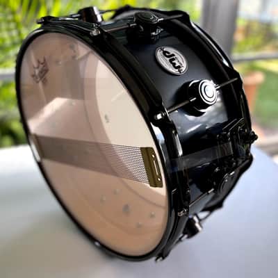 DW 6.5" x 14" Collector's Series 2022 - Midnight charcoal gray fade to black image 1