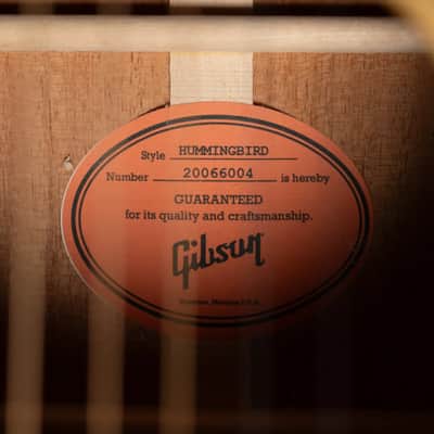Gibson Hummingbird Original Acoustic/Electric Guitar - Antique Natural with Hardshell Case image 17