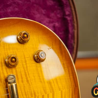 Gibson Jimmy Page Signature Les Paul Standard 1996 Hi Figured Honeyburst -VIDEO- image 9