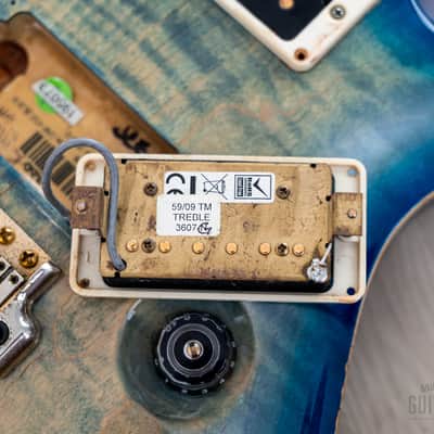 2012 Paul Reed Smith Custom 24 Trem Faded Blue Burst w/ Case image 19