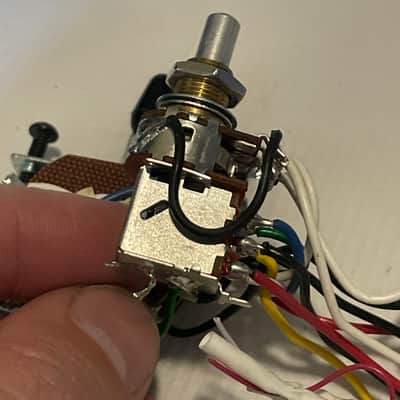 2010's Era MIM Charvel San Dimas Pro Mod 2H Guitar Complete Electronics Wiring Volume Pot Jack image 5