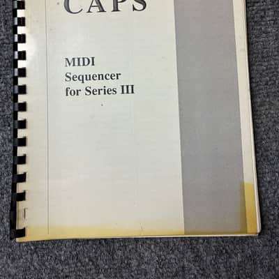 Original Fairlight CMI Series III Documentation series III 1983-1989 image 11