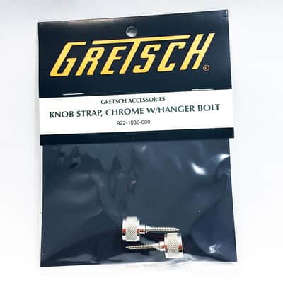 Genuine Gretsch Guitar Strap Button Knobs and Hanger Bolts, CHROME, Set of 2 image 5
