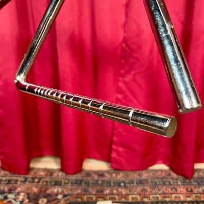 Vintage 8" Orchestral Steel Ribbed Triangle image 5