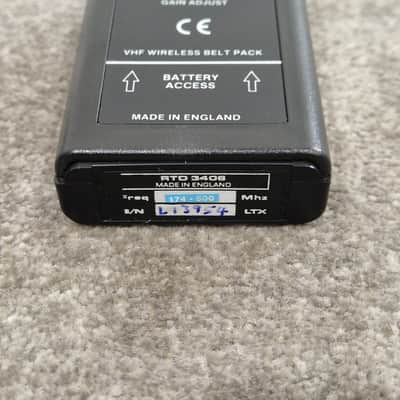 Trantec S1000 With Trantec RTO 3408 Transmitter - Wireless System - Excellent w/ Power Supply & Hard Case & Mic for transmitter image 5