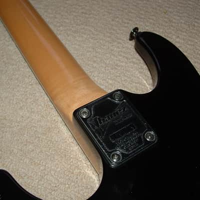 Ibanez Saber S-540 Custom Made 1991 Black USA/ Hollywood Plate image 11