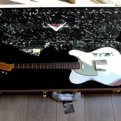 FENDER "Custom Shop 1960 Telecaster Custom Heavy Relic,Aged Inca Silver" HARDCASE, PAPERS image 24