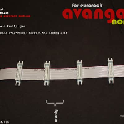 • 4-Outlet Eurorack Flying Power Bus Ribbon Cable • Nordstream2 Series • Avantgarde Sound 2024 image 2