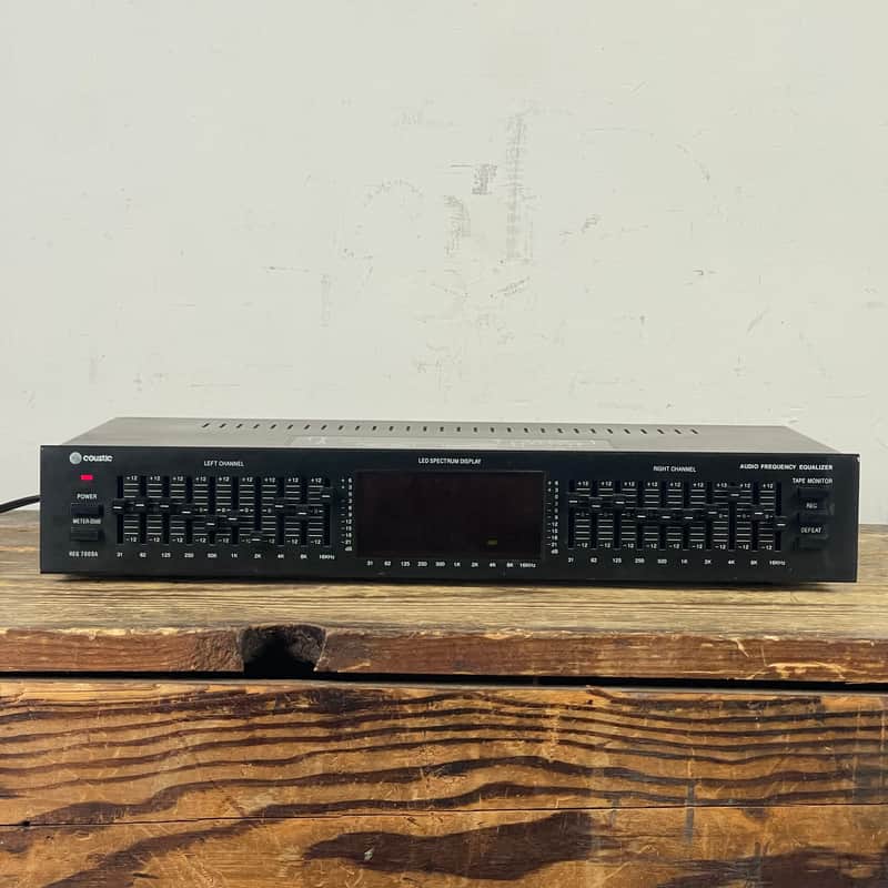 Coustic HEQ 7009A audio frequency equalizer EQ image 1