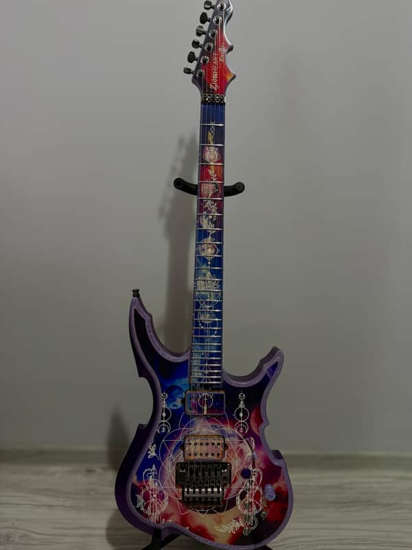 Lionheart Guitars Eximia Custom 6-String "Galaxy" | Built-in LED System | Edge Tremolo | w/ Hard Case & COA image 1